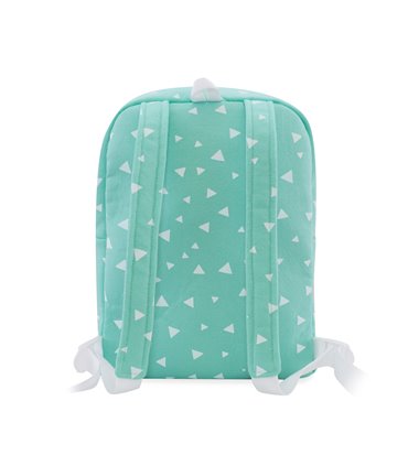 Mochila guardería - Vista trasera Mint Sparkles