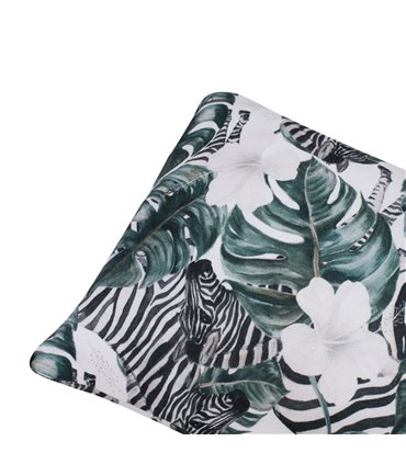 Almohada cuna - Detalle etiqueta Zebra
