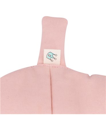 Cojín - Detalle etiqueta Dusty Pink