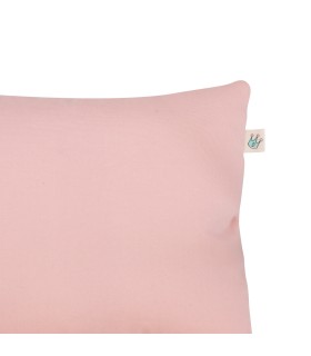 Almofada decorativa - Detalhe da etiqueta Dusty Pink
