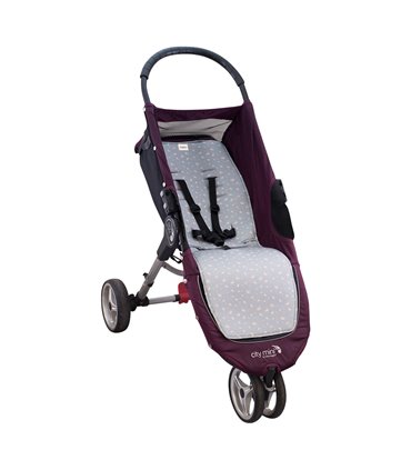 Jogger City mini y Joolz - Vista 3/4 desplegada Romarey