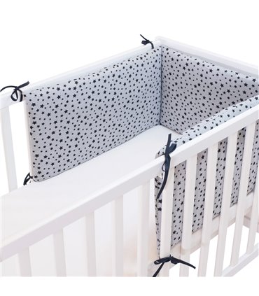 Protector de cuna - Vista en Cuna Black Star