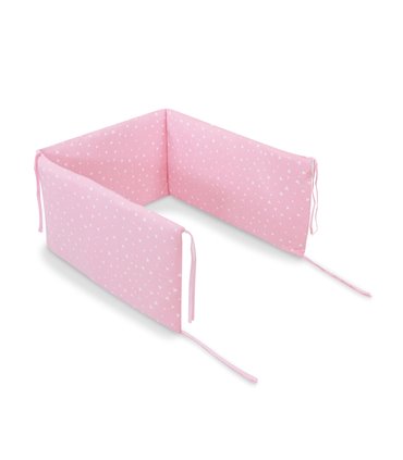 Protector de cuna - Vista 3/4 Pink Sparkles