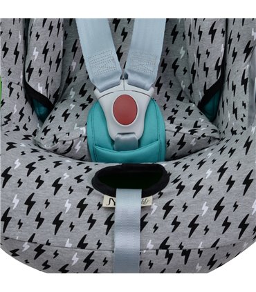 Cybex Aton Q - Detalle ojal Black Rayo