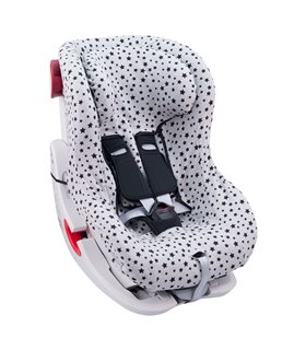 Funda silla coche universal - Vista 3/4 Black Star