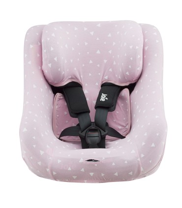 Joie Spin 360 y Nuna Rebl - Vista frontal Pink Sparkles