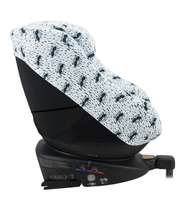 Joie Spin 360 y Nuna Rebl - Vista lateral Racoon Town