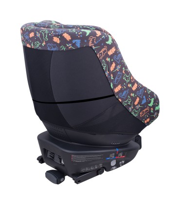 Joie Spin 360 y Nuna Rebl - Vista trasera Happy dino