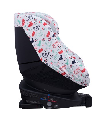 Joie Spin 360 y Nuna Rebl - Vista lateral Dino Party