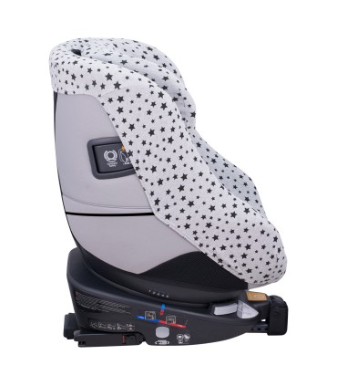 Joie Spin 360 y Nuna Rebl - Vista lateral Black Star