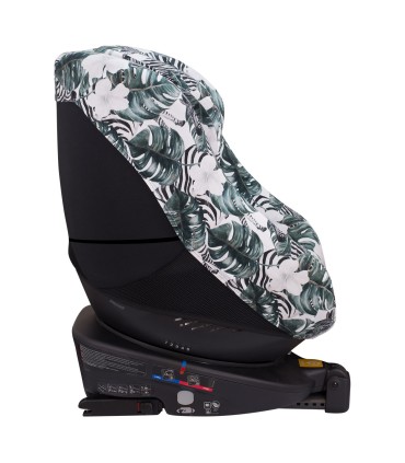 Joie Spin 360 y Nuna Rebl - Vista lateral Zebra
