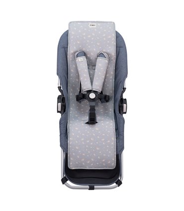 cochecito gemelar - Vista frontal Romarey