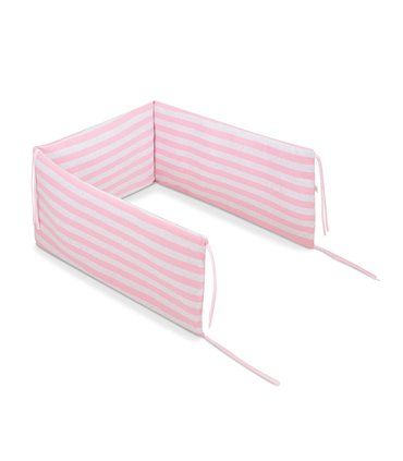 protector de cuna - Vista frontal pink island