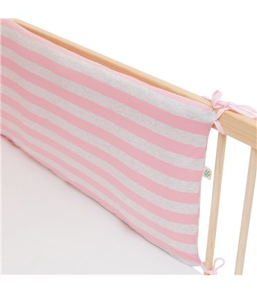 protector de cuna - Vista Detalle pink island