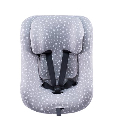 Joie Spin 360 y Nuna Rebl - Vista frontal White Star
