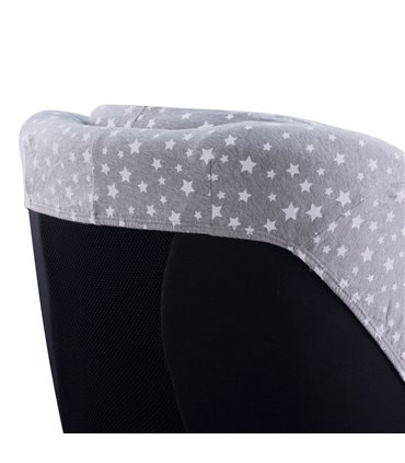 Joie Spin 360 y Nuna Rebl - Detalle cabezal White Star
