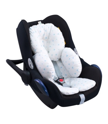 Reductor silla coche - Vista 3/4 Blue Sparkles