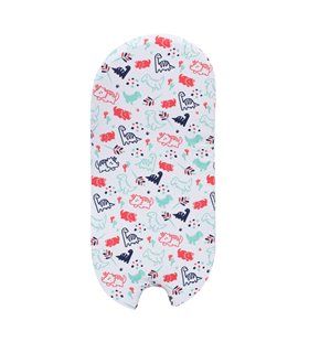 sábana bajera  - Vista frontal Dino party