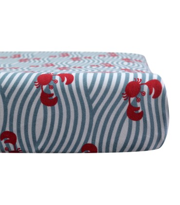 sábana impermeable - Detalle estampado Crabby
