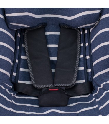Bebe Confort Milofix  - Detalle arnés sailor stripes
