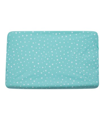 sábana impermeable  - Vista frontal Mint sparkles