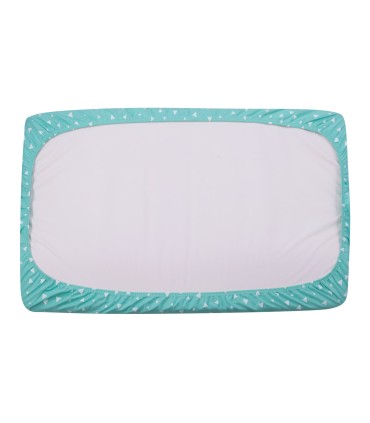 sábana impermeable  - Vista trasera Mint sparkles