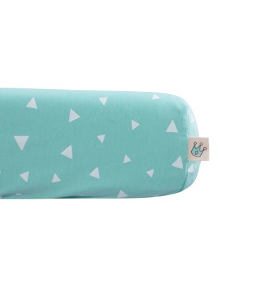 sábana impermeable  - Detalle estampado Mint sparkles