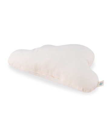 Cojín Nube - Vista frontal abierto Beige