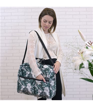 Bolso maternidad - Vista de uso Zebra