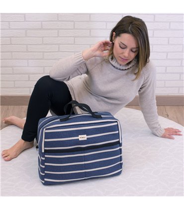 Bolso maternidad - Vista de uso Sailor Stripes