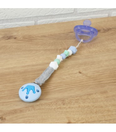 chupetero - Vista plegada Azul