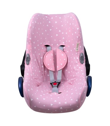 Maxi cosi Cabriofix, City mini e Inglesina - Vista frontal Pink Sparkles