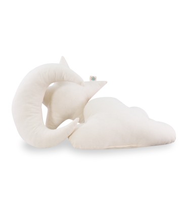 cojines decorativos - Vista frontal abierto Beige