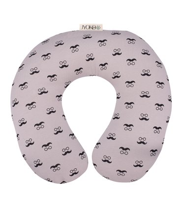 Almohada de viaje - Vista frontal Mr Mustache