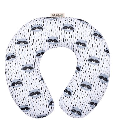 Almohada de viaje - Vista frontal Racoon Town