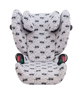 cybex solution g - Detalle frontal Racoon Town