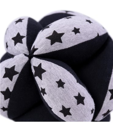 Pelota montessori - Vista frontal cerrado Black star