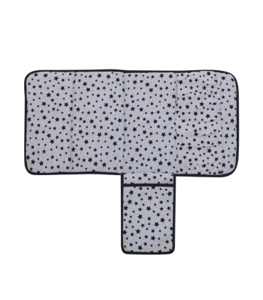 Cambiador bebe - Frontal desplegada Black Star
