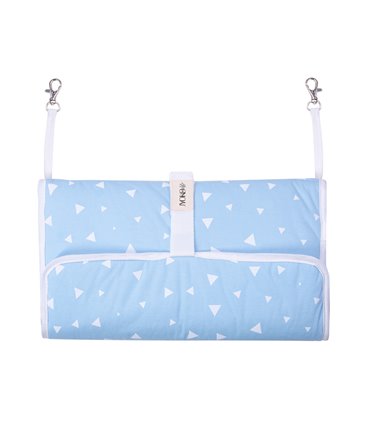 Cambiador bebe - Vista frontal cerrado Blue Sparkles