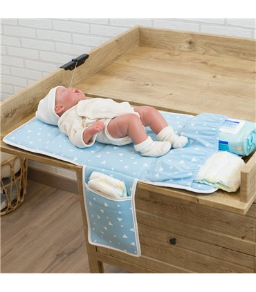 Cambiador bebe - Vista con niño demo Blue Sparkles