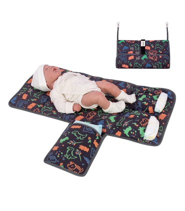 Cambiador bebe - Vista de uso con modelo Happy Dino