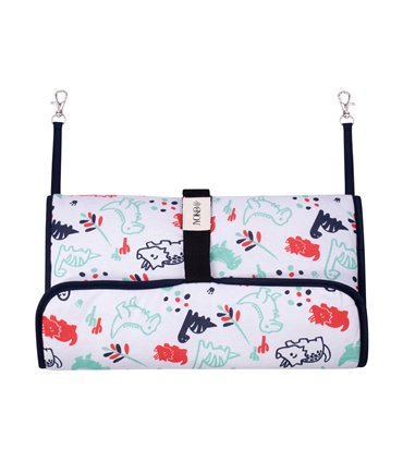 Cambiador bebe - Vista frontal cerrado Dino Party