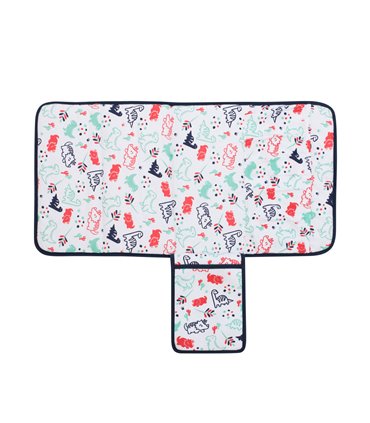 Cambiador bebe - Frontal desplegada Dino Party