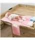 Cambiador bebe - Vista con niño demo Pink Sparkles