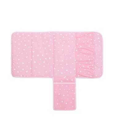 Cambiador bebe - Frontal desplegada Pink Sparkles