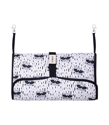 Cambiador bebe - Vista frontal cerrado Racoon Town