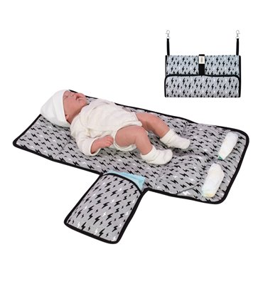 Cambiador bebe - Vista de uso con modelo Black Rayo