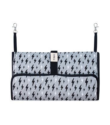 Cambiador bebe - Vista frontal cerrado Black Rayo