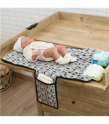 Cambiador bebe - Vista con niño demo Black Rayo