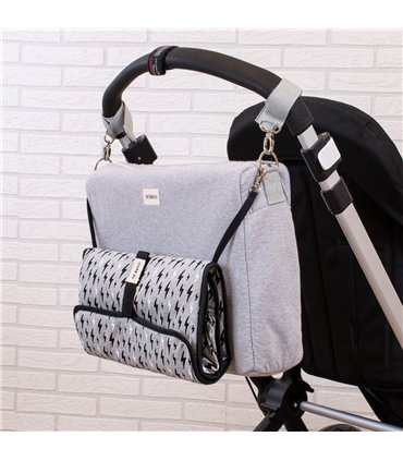 Cambiador bebe - Vista en cochecito Black Rayo